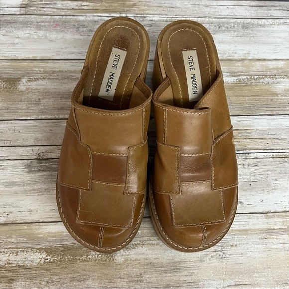 Steve Madden Curlie 90s Y2K Patchwork Platform Clog - Picture 11 of 14